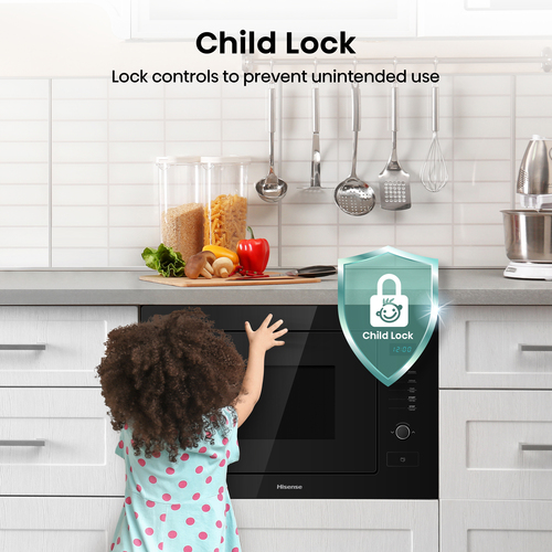 Hisense HB25MOBX7GUK microwave Black Grill microwave Built-in – image 9