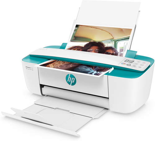 HP DeskJet 3735 All-in-One Printer, Home, Print, copy, scan, wireless, Scan to email/PDF; Two-sided printing – image 3