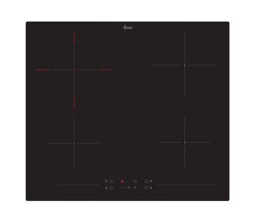 Hoover H-HOB 300 ELECTRIC HH64DCT Черный Встроенный 59 cm Керамический 4 зона(ы)