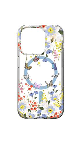 iDeal of Sweden Clear Case MagSafe iPhone 15 Pro Artistic Garden – image 2