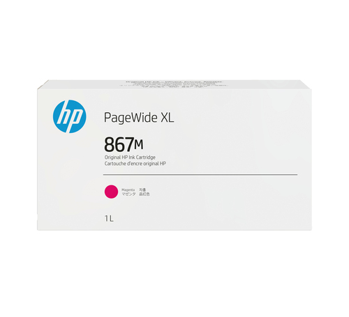 HP 867M 1-liter Magenta PageWide XL Ink Cartridge – image 1