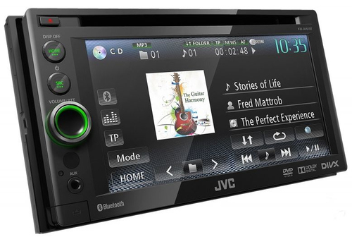 JVC KW-AV61BTE car media receiver Black Bluetooth