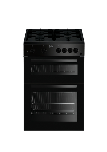 Beko KTG611K 60cm Freestanding Gas Twin Cavity Cooker