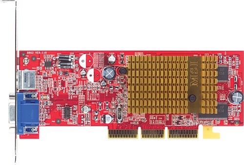 MSI RX9250-T128 graphics card GDDR