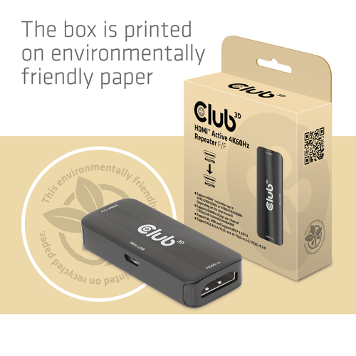 CLUB3D HDMI Active 4K60Hz Repeater F/F – image 9