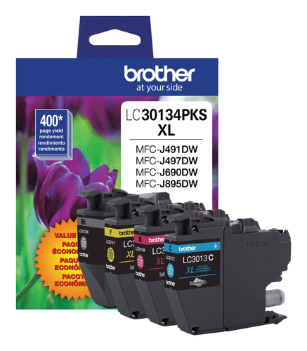 Brother LC30134PKS ink cartridge 4 pc(s) Original High (L) Yield Black, Cyan, Magenta, Yellow – image 3