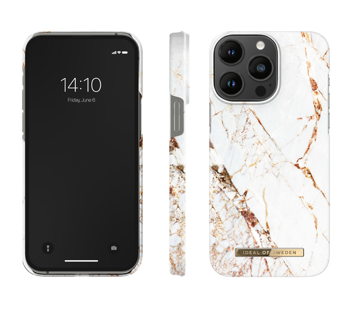 iDeal of Sweden Printed Case iPhone 14 Pro Max Carrara Gold – image 2