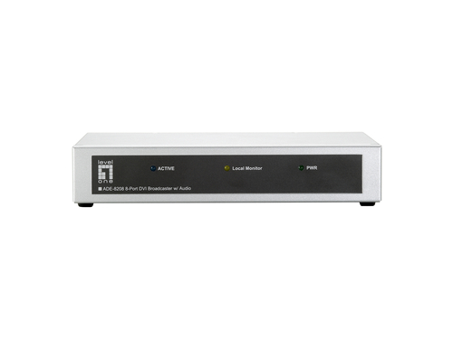 LevelOne 8-Port DVI Transmitter with Audio – image 2
