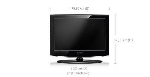 Samsung LE32A451C1 81.3 cm (32") HD Black 450 cd/m²