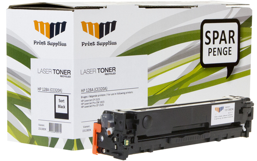 MM Black Laser Toner - HP 128A (CE320A) - For HP Color LaserJet – image 1