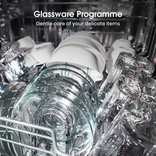 Hisense HV523E15UK Slimline Fully Integrated Dishwasher, White - image 8
