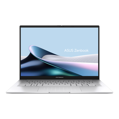 ASUS Zenbook 14 OLED UX3405CA-PZ085W Intel Core Ultra 5 225H Ноутбук 35,6 cm (14") Сенсорный экран 3K 16 GB LPDDR5x-SDRAM 512 GB Твердотельный накопитель (SSD) Wi-Fi 7 (802.11be) Windows 11 Home Серебристый