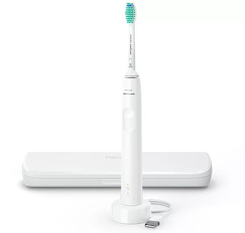 Philips Sonicare serie 3100 - Elektrische tandenborstel - Reisetui - Wit - HX3673/13 – Foto 2 van 2
