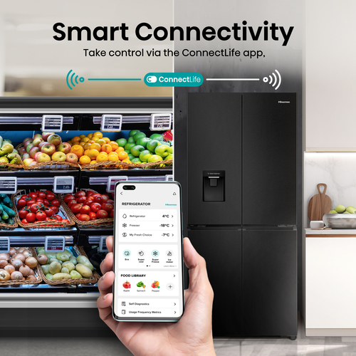 Hisense RQ5P470SMFE fridge-freezer Freestanding – image 9