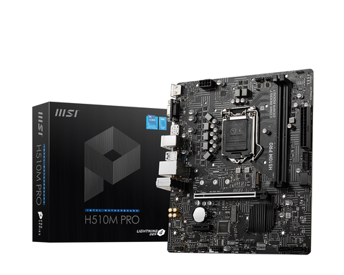 MSI H510M PRO материнская плата Intel H510 LGA 1200 (Socket H5) Микро ATX