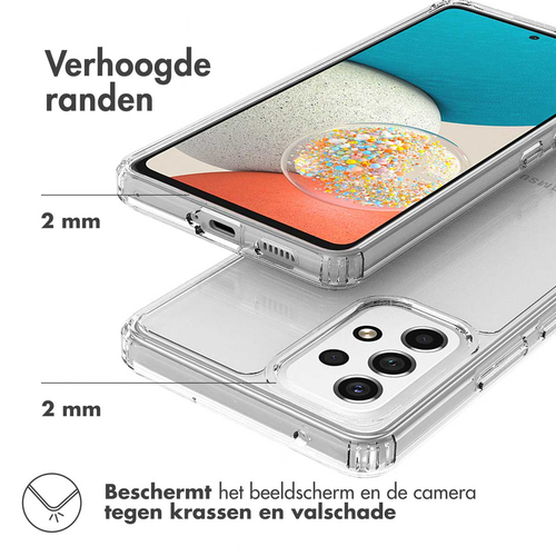 Accezz Xtreme Impact voor Samsung Galaxy A53 Telefoonhoesje Transparant, afbeelding 3