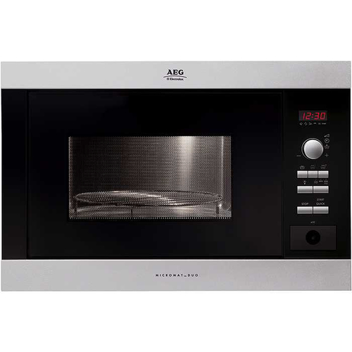 AEG MCD2661EA Black, Silver Built-in