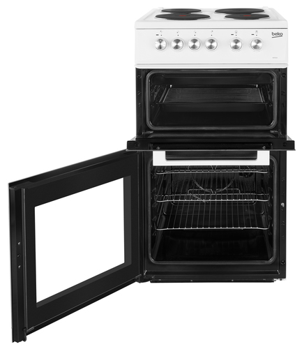 Beko KD531AW 50cm Twin Cavity Electric Cooker – image 2