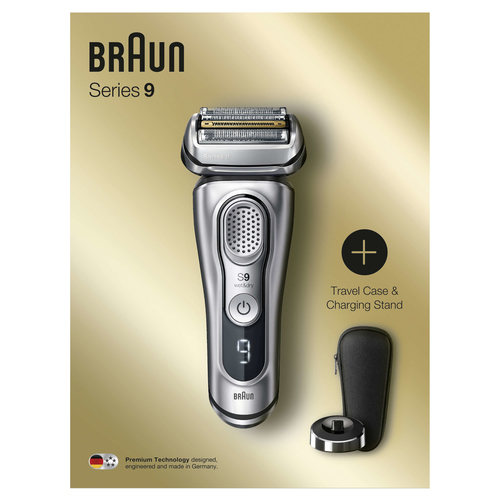 Braun Series 9 9359s Latest Generation Electric Shaver, Charging Stand, Case, Silver – image 2