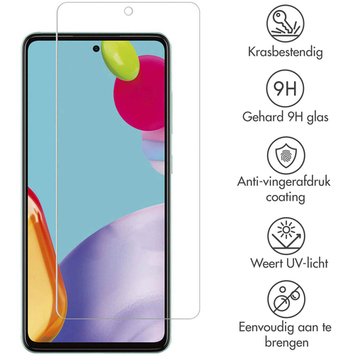 Accezz Gehard Glas Screenprotector 2-pack Samsung Galaxy A52 A52s A53 - screenprotector, afbeelding 2