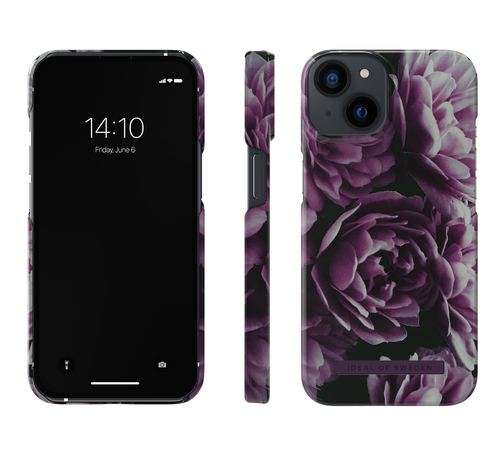 iDeal of Sweden Printed Case iPhone 13 / 14 / 16e Deep Purple Bloom – image 2