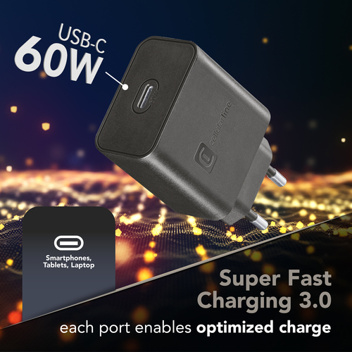 Cellularline SAMSUNG 60W USB-C CHARGER KIT BLACK – image 2