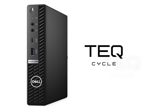 Teqcycle DELL OptiPlex 5080 Intel® Core™ i5 i5-10500T 16 GB DDR4-SDRAM 256 GB Твердотельный накопитель (SSD) Windows 11 Pro MFF Мини-ПК Черный