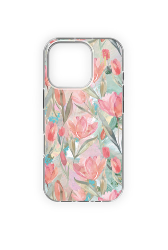 iDeal of Sweden Clear Case iPhone 16 Pro Max Tulip Bloom