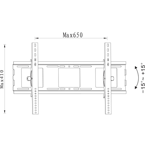 Techly wall mount voor LED/LCD 32-70, afbeelding 2