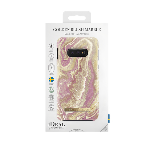iDeal of Sweden Printed Case Galaxy S10E Golden Blush Marble – image 3