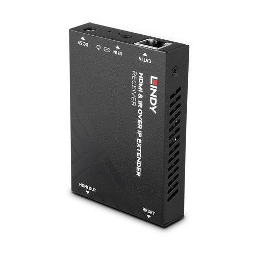 Lindy 38399 AV extender AV receiver Black