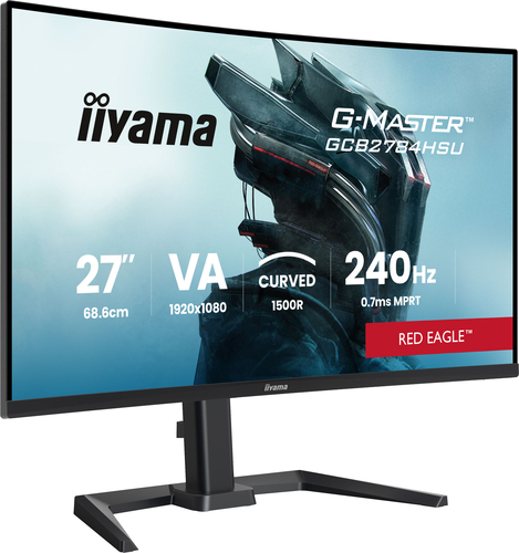 iiyama G-Master Red Eagle GCB2784HSU-B1 27'' Curved gaming monitor, afbeelding 2