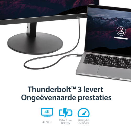 StarTech.com TBLT3MM1M - Thunderbolt-kabel, afbeelding 8
