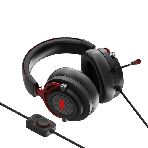 AOC GH300 headphones/headset Wired Head-band Gaming Black, Red – image 9