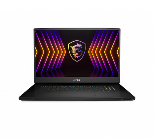 MSI Gaming GT77 12UGS-011 Titan Intel® Core™ i7 i7-12800HX Ноутбук 43,9 cm (17.3") 4K Ultra HD 32 GB DDR5-SDRAM 2 TB Твердотельный накопитель (SSD) NVIDIA GeForce RTX 3070 Ti Wi-Fi 6E (802.11ax) Windows 11 Pro Черный