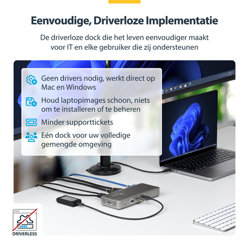 StarTech.com 208UE-USB4-DOCK - USB4 Docking Station, afbeelding 3