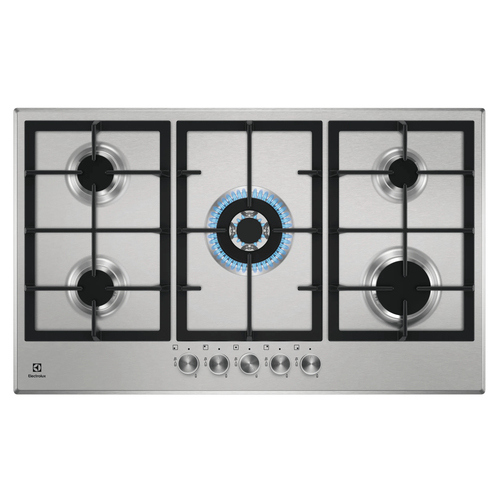 Electrolux KGS9536SX Нержавеющая сталь Встроенный 90 cm Газовый 5 зона(ы)