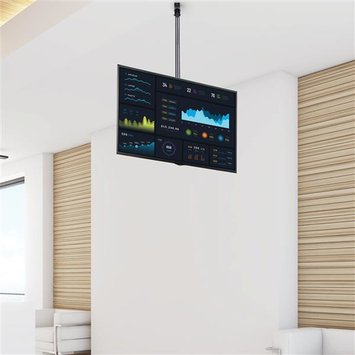 StarTech.com Ceiling TV Mount - 3.5' to 5' Pole - Full Motion - Supports Displays 32 to 75 - For VESA Mount Compatible TVs (FLATPNLCEIL) Loftsmontering 32-75 Plasma / LCD / TV – billede 5
