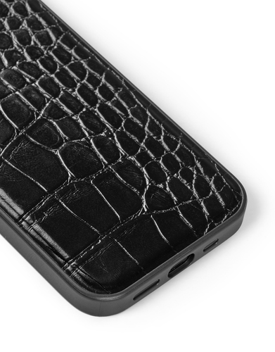 iDeal of Sweden Vegan Leather Case MagSafe iPhone 12 / 12 Pro Black Croco – image 3