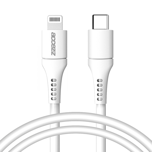 Accezz KABELMULTI44596102 USB кабель 1 m Lightning USB C Белый