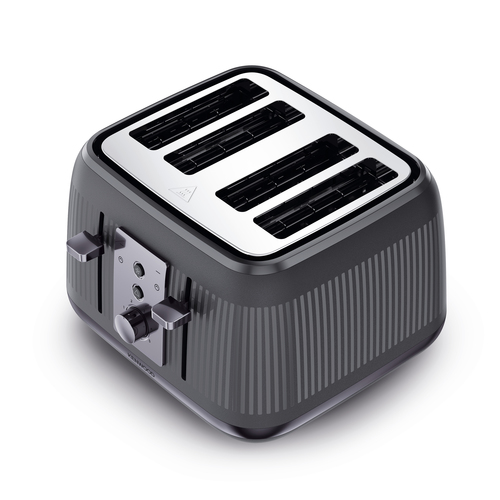 Kenwood Dusk Toaster, 4 Slot Toaster, Reheat, 5 Browning Settings, Defrost and Cancel Functions, Pull Crumb Tray, TFP30.000GY, 1800W, Slate Grey - image 2