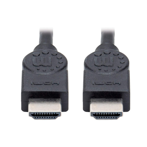 Manhattan Cable HDMI 4K@30 Hz, 1,5 m, compatible con 1080p y la mayoría de usos 4K (compruebe las especificaciones 4k de su sistema para estar seguro), macho a macho, Ultra HD 4K×2K, negro, garantía de por vida, equivalente a HDMM150CM imagen 3