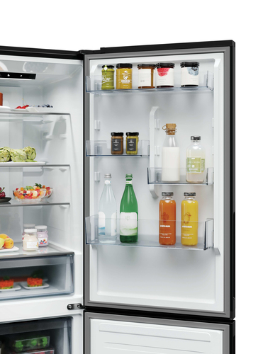 Hoover H-Combi 300 HONCQ2T618EBK 185cm 60/40 Total No Frost Fridge Freezer - Black - E Rated, Black - image 7