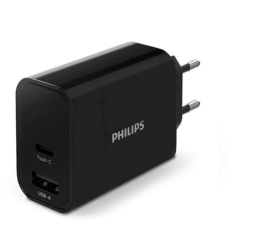 Philips DLP2621/12 зарядное устройство для мобильных устройств Универсальная Черный Кабель переменного тока Для помещений
