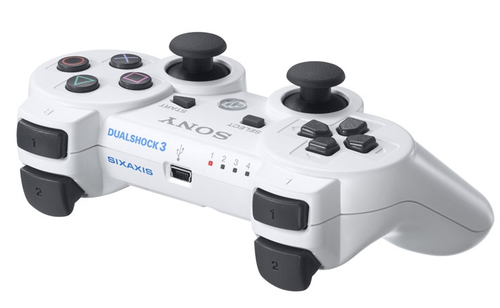 Sony Interactive Entertainment AC-DPS3W Gaming Controller White Bluetooth Gamepad Analogue / Digital Playstation 3