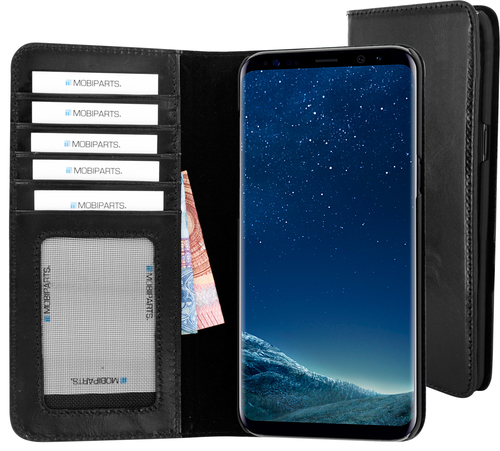 Mobiparts Excellent Wallet Case Samsung Galaxy S8 Plus Jade Black