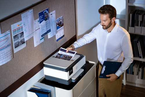 HP OfficeJet Pro Draadloos Kleur Printer, Instant Ink; Dubbelzijdig printen