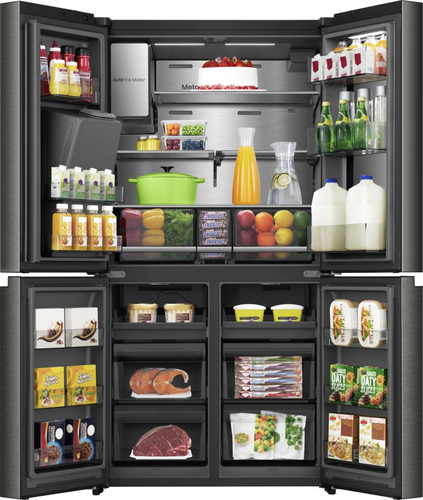 Hisense RQ600P7SKE Amerikaanse koelkast Zwart, afbeelding 3