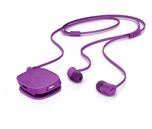 HP H5000 Neon Purple Bluetooth Headset – image 1