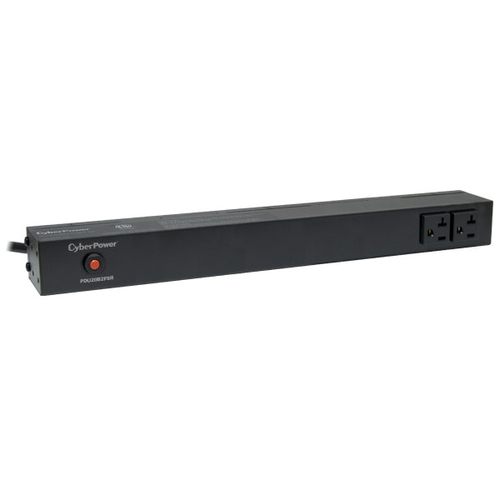 CyberPower PDU20B2F8R power distribution unit (PDU) 10 AC outlet(s) 1U Black